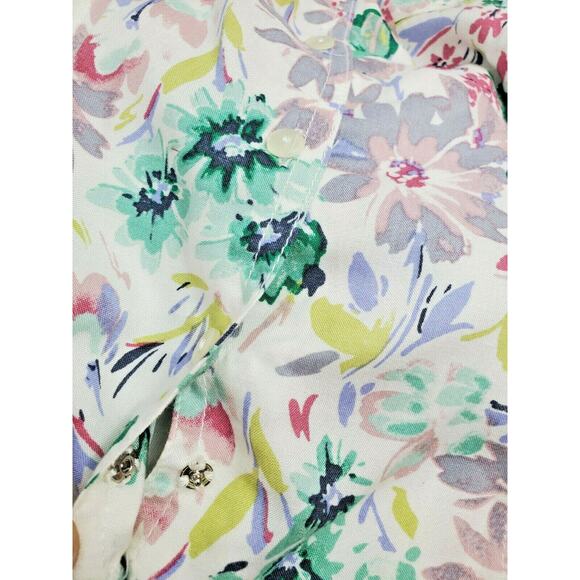 Lauren Conrad Womens Dress Size 10 L Easter Spring Floral A-line Hi-Low Midi - Picture 9 of 12